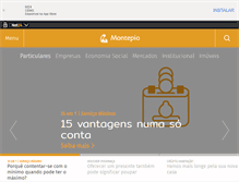 Tablet Screenshot of montepio.pt